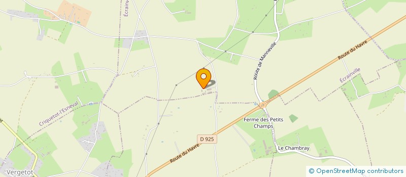 localisation de l'entreprise MONSIEUR BRUNO BAILHACHE  ECRAINVILLE