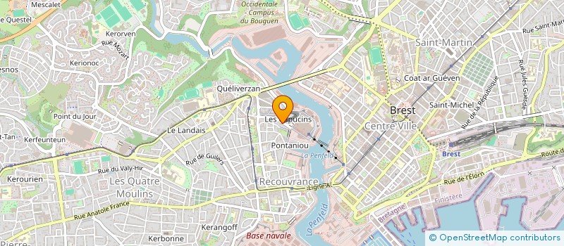 localisation de l'entreprise MONSIEUR BRUNO BALBINE à BREST