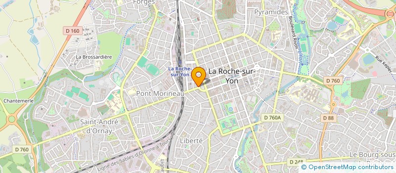 localisation de l'entreprise MONSIEUR BRUNO BALEGE à LA ROCHE-SUR-YON