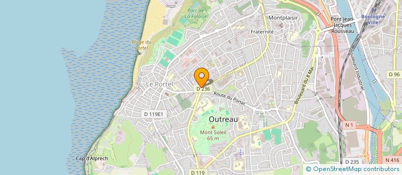 localisation de l'entreprise MONSIEUR BRUNO BARA  LE PORTEL