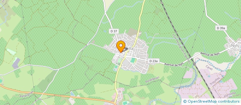 localisation de l'entreprise MONSIEUR BRUNO BARANGE  PONTEILLA