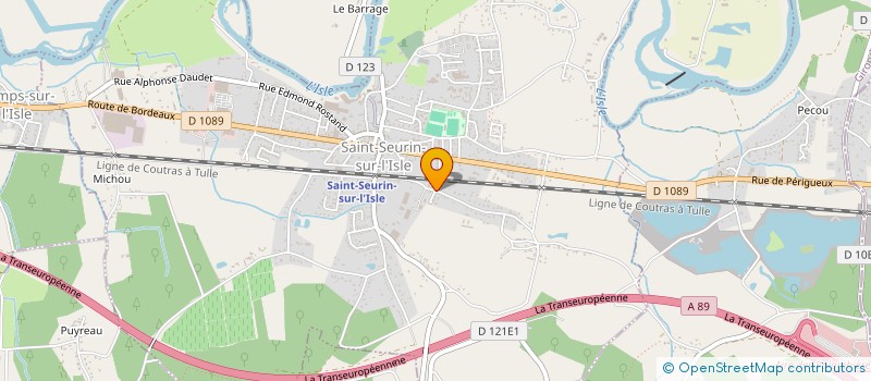 localisation de l'entreprise MONSIEUR BRUNO BARBARIN  SAINT-SEURIN-SUR-L'ISLE