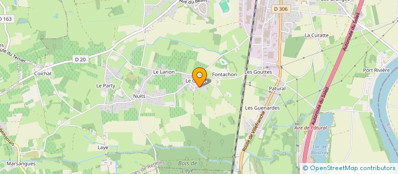 localisation de l'entreprise MONSIEUR BRUNO BARBAROT à SAINT-GEORGES-DE-RENEINS