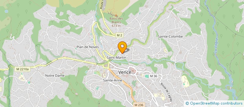 localisation de l'entreprise MONSIEUR BRUNO BARBERO à VENCE