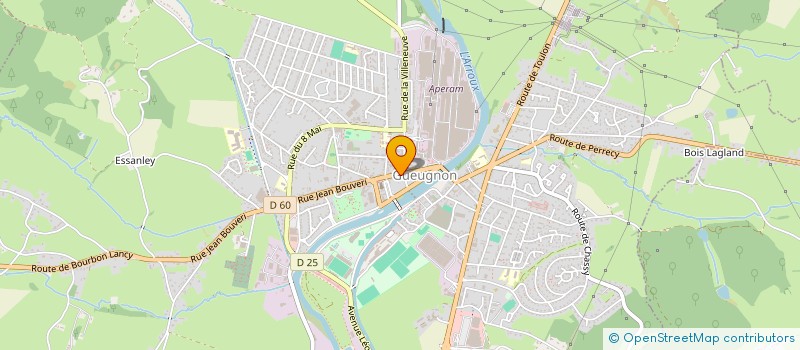 localisation de l'entreprise MONSIEUR BRUNO BARBIER  GUEUGNON