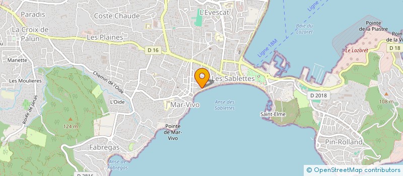 localisation de l'entreprise MONSIEUR BRUNO BARBIERE  LA SEYNE-SUR-MER