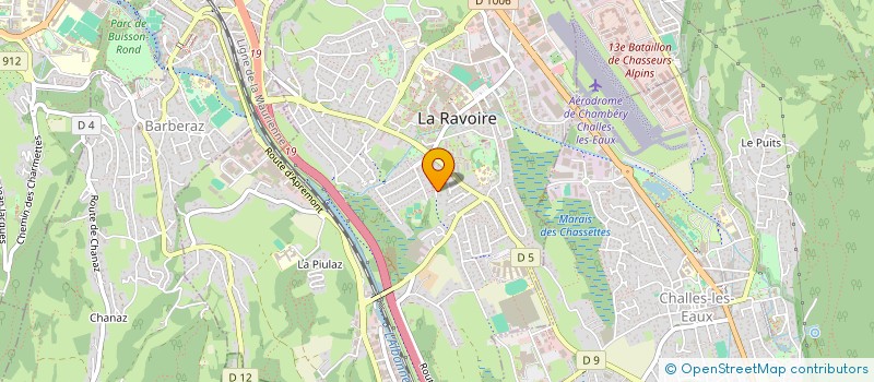 localisation de l'entreprise MONSIEUR BRUNO BARBORINI à LA RAVOIRE