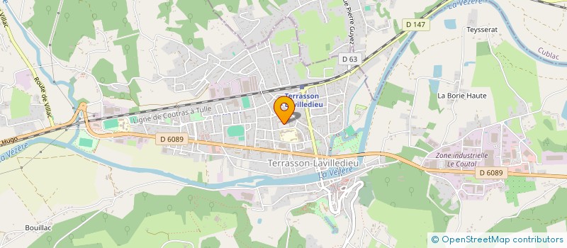 localisation de l'entreprise MONSIEUR BRUNO BARBOSA DE CARVALHO  TERRASSON-LAVILLEDIEU