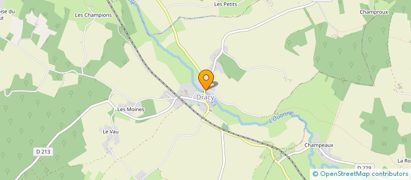 localisation de l'entreprise MONSIEUR BRUNO BARBOT  DRACY