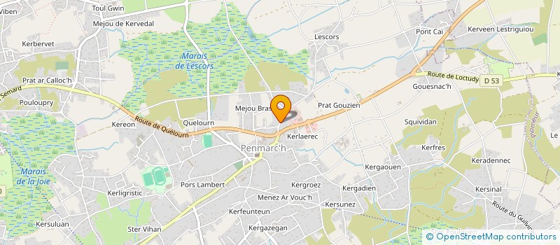 localisation de l'entreprise MONSIEUR BRUNO BARGAIN  PENMARCH