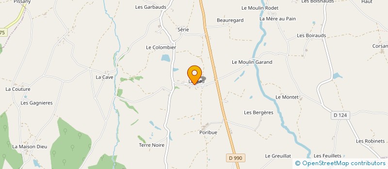 localisation de l'entreprise MONSIEUR BRUNO BARRAUD à CLUIS