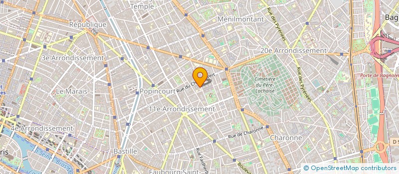 localisation de l'entreprise MONSIEUR BRUNO BARRE  PARIS