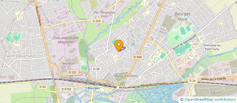 localisation de l'entreprise MONSIEUR BRUNO BARRET  BOURGES