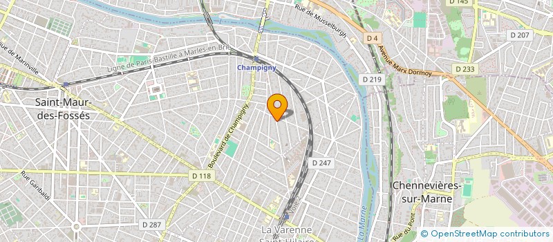 localisation de l'entreprise MONSIEUR BRUNO BARROCA  SAINT-MAUR-DES-FOSSES