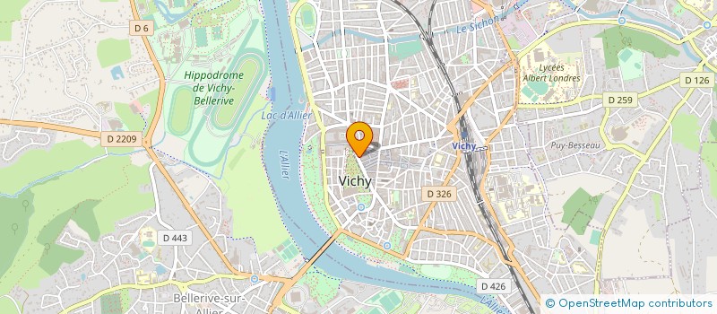 localisation de l'entreprise MONSIEUR BRUNO BARSE à VICHY