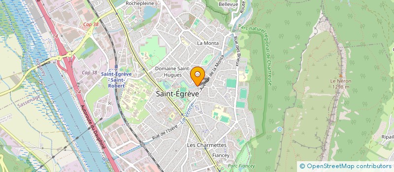 localisation de l'entreprise MONSIEUR BRUNO BARTHEZ  SAINT-EGREVE