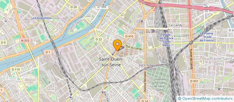 localisation de l'entreprise MONSIEUR BRUNO BASCIANO à SAINT-OUEN-SUR-SEINE