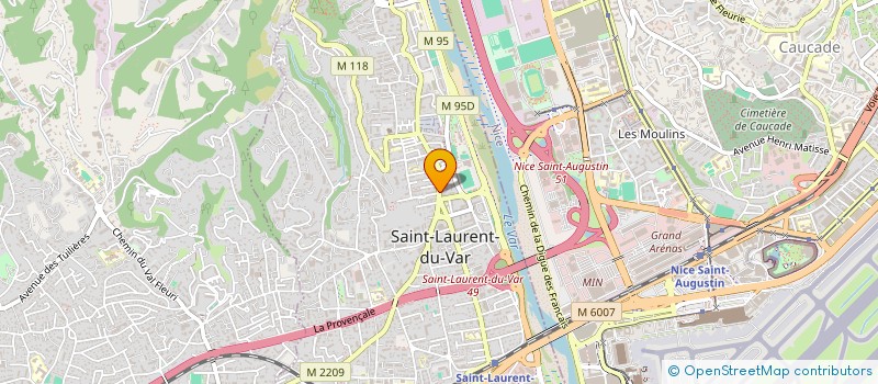 localisation de l'entreprise MONSIEUR BRUNO BASTIANI à SAINT-LAURENT-DU-VAR