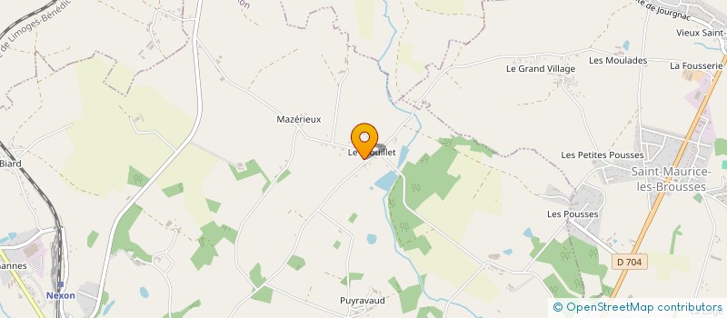 localisation de l'entreprise MONSIEUR BRUNO BASTIER  NEXON