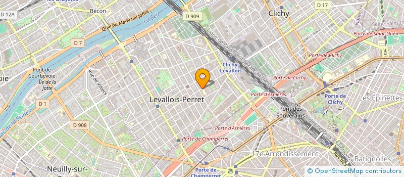 localisation de l'entreprise MONSIEUR BRUNO BATAILLE à LEVALLOIS-PERRET