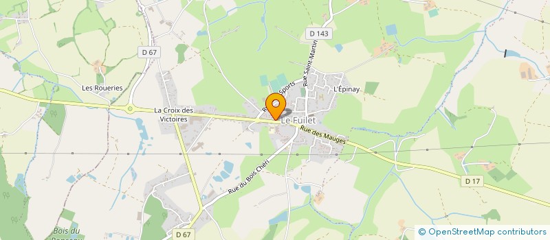 localisation de l'entreprise MONSIEUR BRUNO BATARD à MONTREVAULT-SUR-EVRE