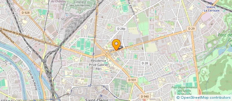 localisation de l'entreprise MONSIEUR BRUNO BATISTA PEREIRA FELICIANO  SAINT-DENIS