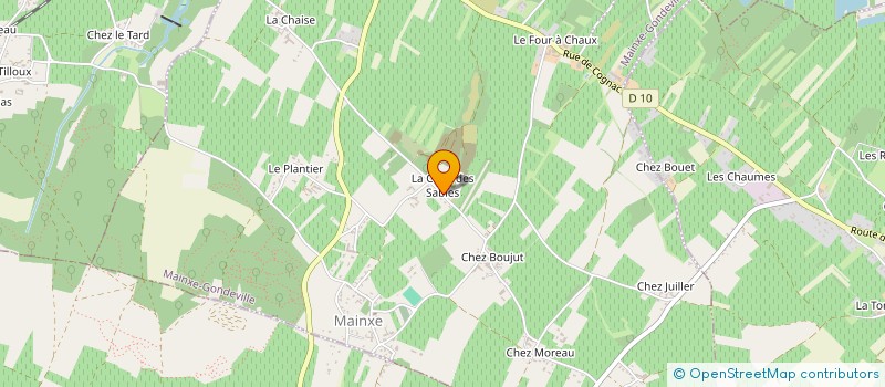 localisation de l'entreprise MONSIEUR BRUNO BATISTELLA  MAINXE-GONDEVILLE