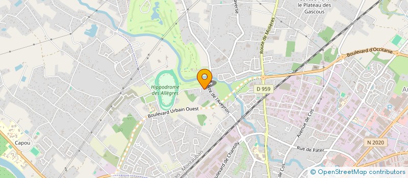 localisation de l'entreprise MONSIEUR BRUNO BATTAIA  MONTAUBAN