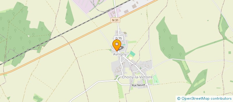 localisation de l'entreprise MONSIEUR BRUNO BATTAIS  AVRIGNY