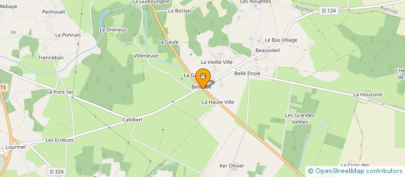 localisation de l'entreprise MONSIEUR BRUNO BAUCHET  FEGREAC