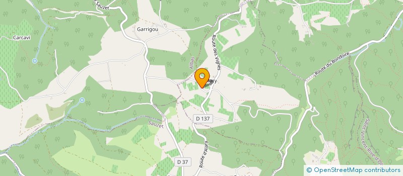 localisation de l'entreprise MONSIEUR BRUNO BAUDEL  LUZECH