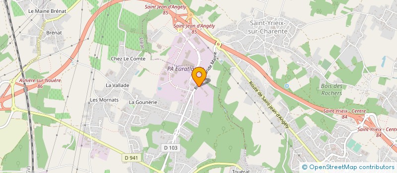 localisation de l'entreprise MONSIEUR BRUNO BAUDINAUD à FLEAC