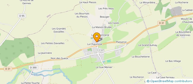 localisation de l'entreprise MONSIEUR BRUNO BAUDOIN  LE LOUROUX