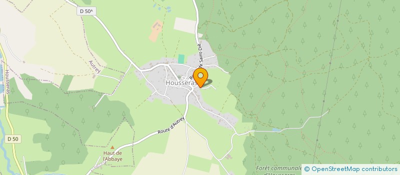 localisation de l'entreprise MONSIEUR BRUNO BAUDONNEL  HOUSSERAS