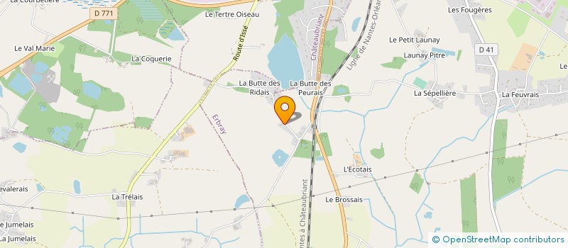 localisation de l'entreprise MONSIEUR BRUNO BAUDRY  ERBRAY