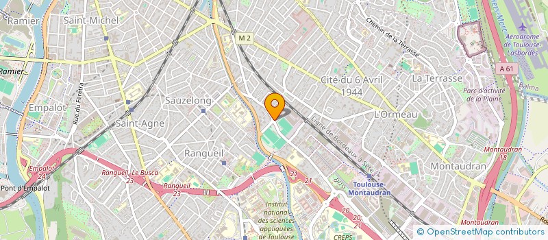 localisation de l'entreprise MONSIEUR BRUNO BAUER à TOULOUSE