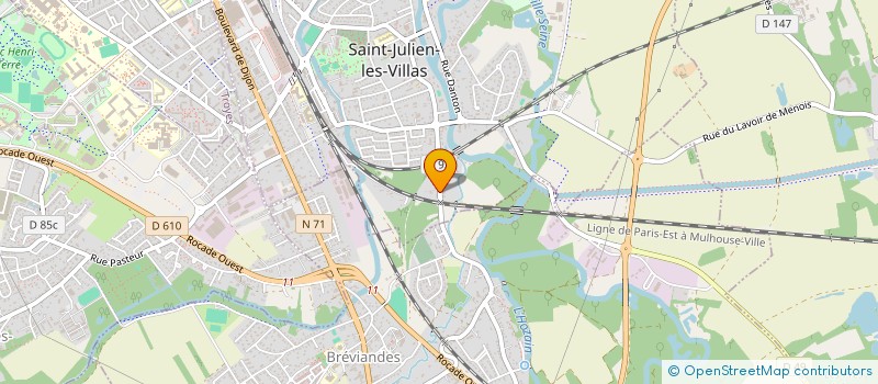 localisation de l'entreprise MONSIEUR BRUNO BAYEN  SAINT-JULIEN-LES-VILLAS