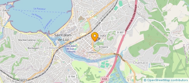 localisation de l'entreprise MONSIEUR BRUNO BAYLE à SAINT-JEAN-DE-LUZ
