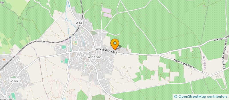 localisation de l'entreprise MONSIEUR BRUNO BAYONAS  GENERAC