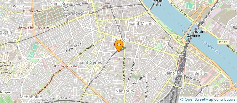 localisation de l'entreprise MONSIEUR BRUNO BAZIN à BORDEAUX