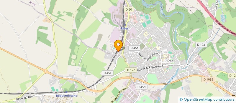 localisation de l'entreprise MONSIEUR BRUNO BAZOT  RIVES