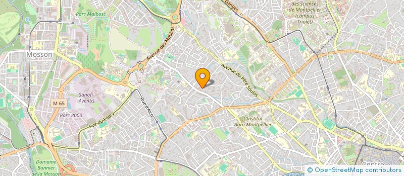 localisation de l'entreprise MONSIEUR BRUNO BECCHETTI à MONTPELLIER