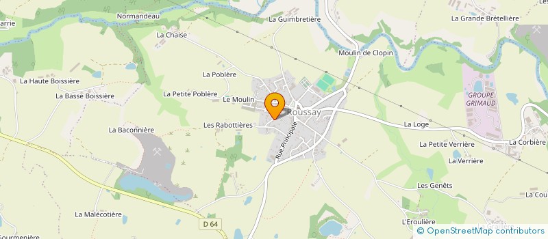 localisation de l'entreprise MONSIEUR BRUNO BECHU à SEVREMOINE