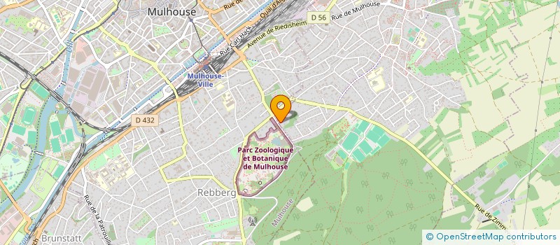 localisation de l'entreprise MONSIEUR BRUNO BECK  RIEDISHEIM