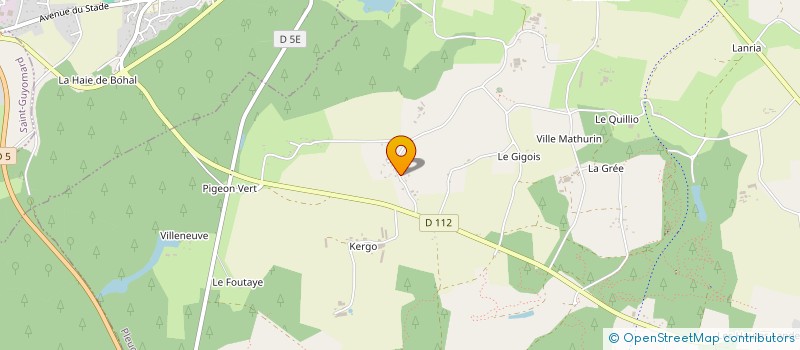 localisation de l'entreprise MONSIEUR BRUNO BEDARD à PLEUCADEUC