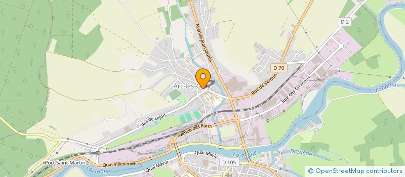 localisation de l'entreprise MONSIEUR BRUNO BEGEY  ARC-LES-GRAY