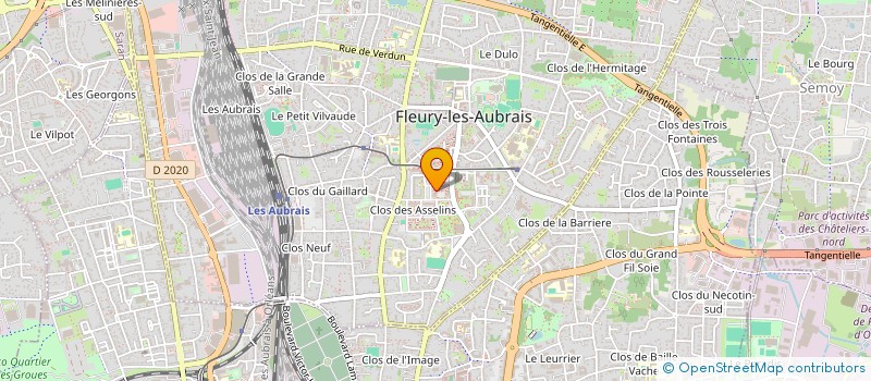 localisation de l'entreprise MONSIEUR BRUNO BEJAUD à FLEURY-LES-AUBRAIS