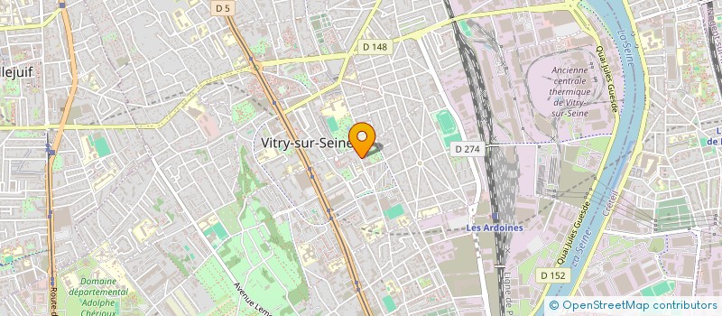 localisation de l'entreprise MONSIEUR BRUNO BELLEC à VITRY-SUR-SEINE