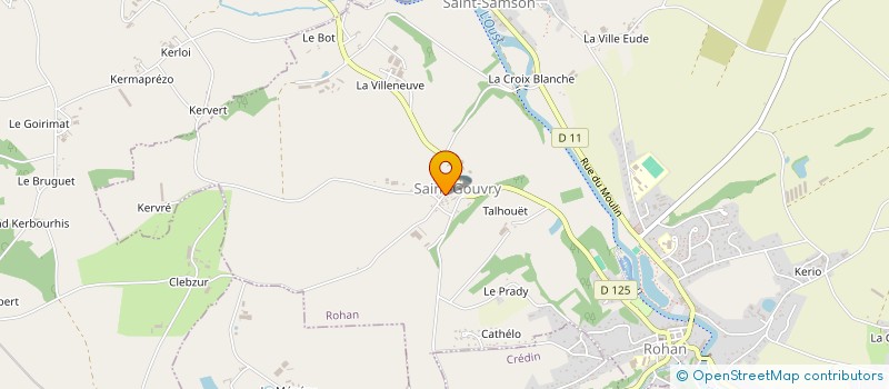 localisation de l'entreprise MONSIEUR BRUNO BELLEC à ROHAN