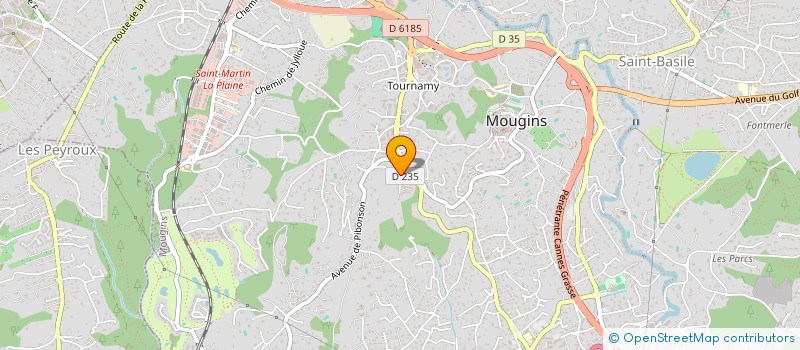 localisation de l'entreprise MONSIEUR BRUNO BELLONE  MOUGINS